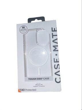 Case-Mate Clear Tough D30 MagSafe Case - Transparent iPhone 16